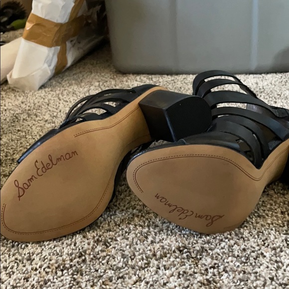NWT Sam Edelman Leather Cage Sandal - Picture 4 of 4